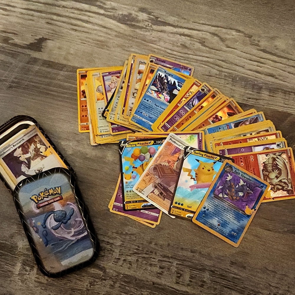 Pokemon card lot celebration